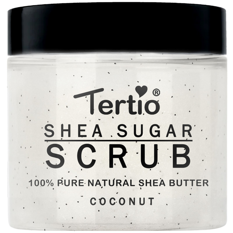 اسکراب لایه بردار پوست ترتیو مدل نارگیل شی باتر حجم 320 گرم